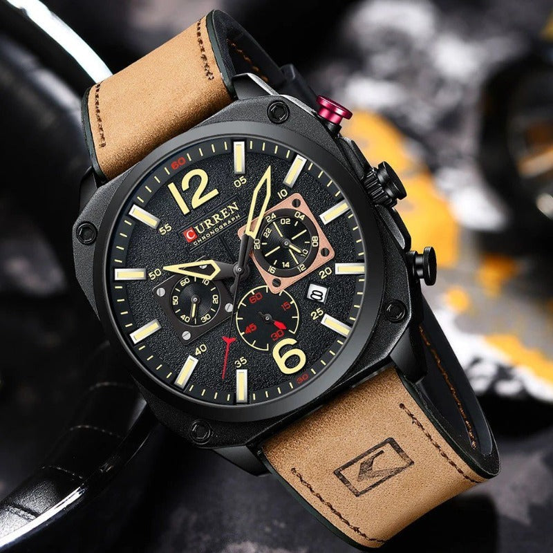 Quartz Business Leather Watch™ - Olsen & Olsen