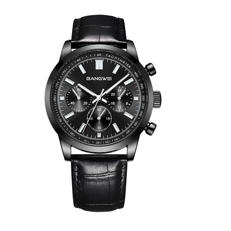 Quartz Military Leather Casual Sport Watch™ - Olsen & Olsen