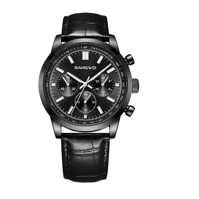 Quartz Military Leather Casual Sport Watch™ - Olsen & Olsen
