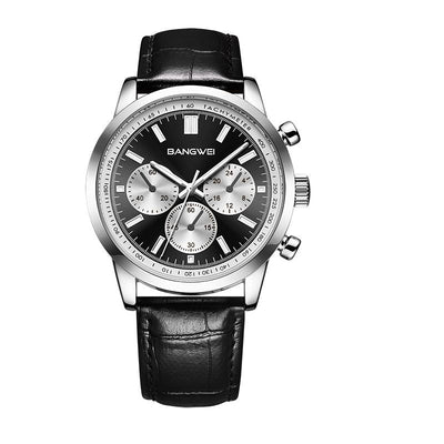 Quartz Military Leather Casual Sport Watch™ - Olsen & Olsen