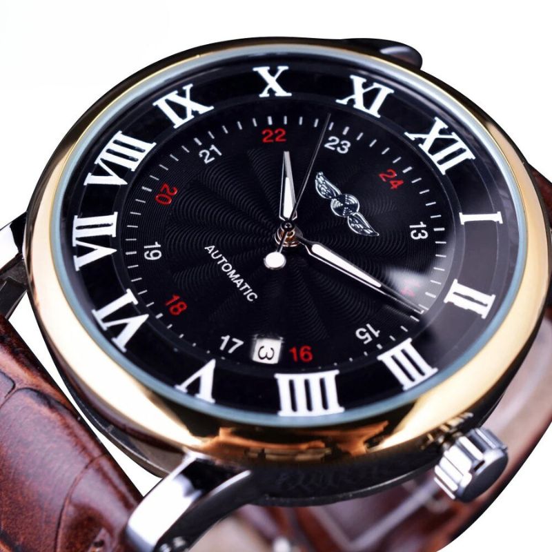 Luxury Automatic Leather Watch Complete™ - Olsen & Olsen