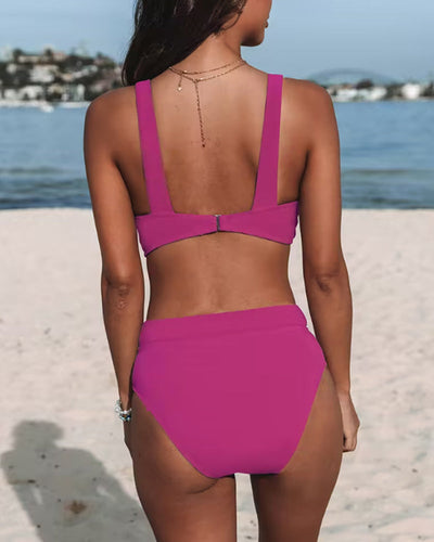 Hilde™ | Solid High Waist Swimsuit