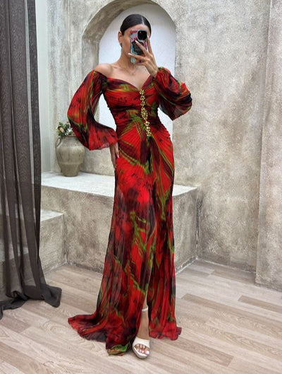 Gisselle | Elegant Dress with V-Neck