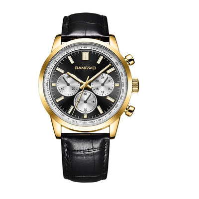 Quartz Military Leather Casual Sport Watch™ - Olsen & Olsen