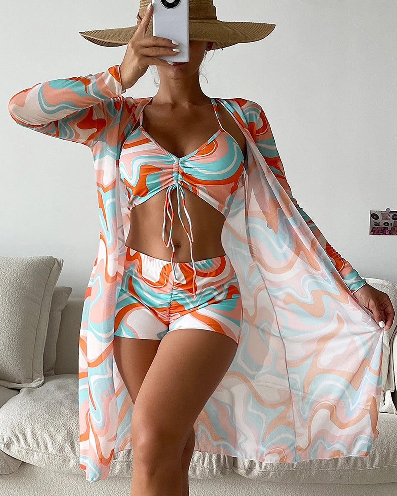 True Aussie™ | 3-Piece Printed Bikini Set