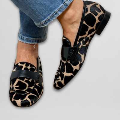 Noemi™ | Moccasin with Animal Print
