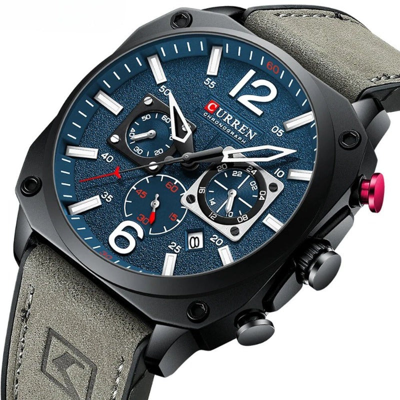 Quartz Business Leather Watch™ - Olsen & Olsen