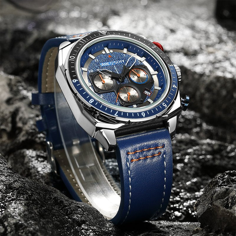 Luxury Quartz™ Sports Chronograph Watch - Olsen & Olsen