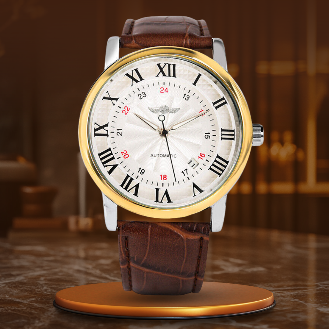 Luxury Automatic Leather Watch Complete™ - Olsen & Olsen