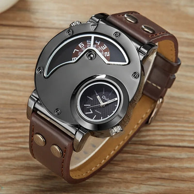 Dual Time Quartz Watch de Luxe™ Olsen & Olsen