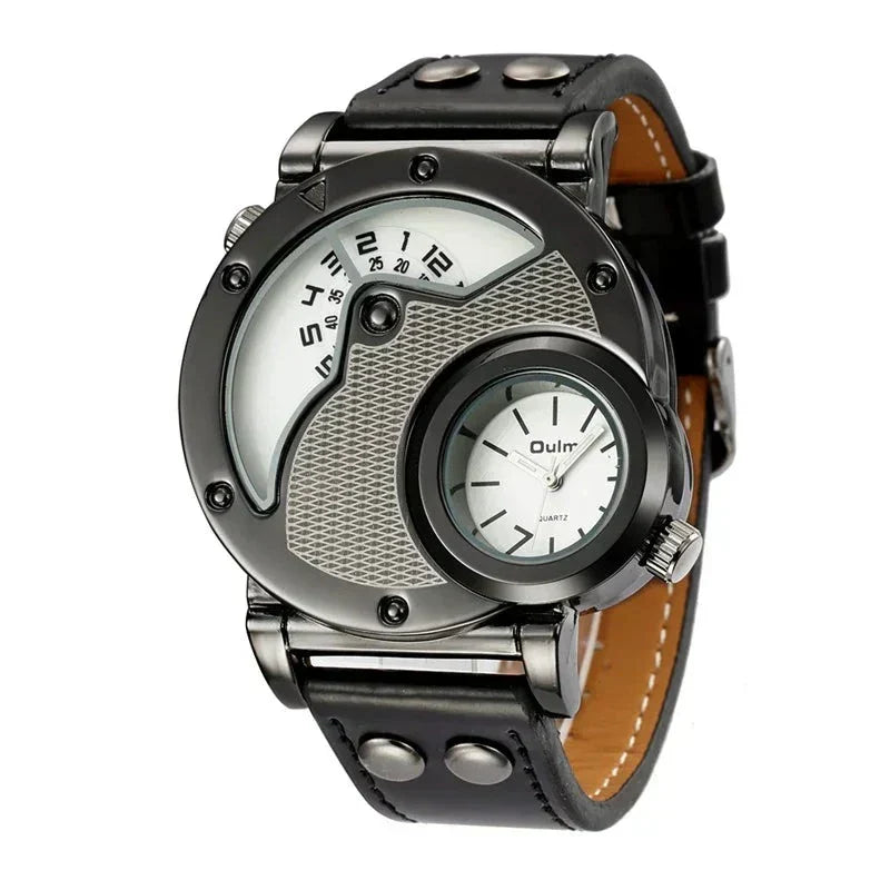 Dual Time Quartz Watch de Luxe™ Olsen & Olsen