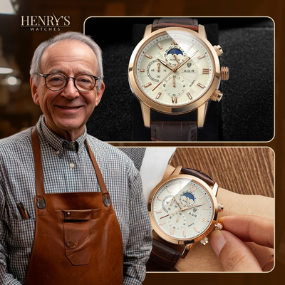 Luxury Leather Watch™ - Olsen & Olsen