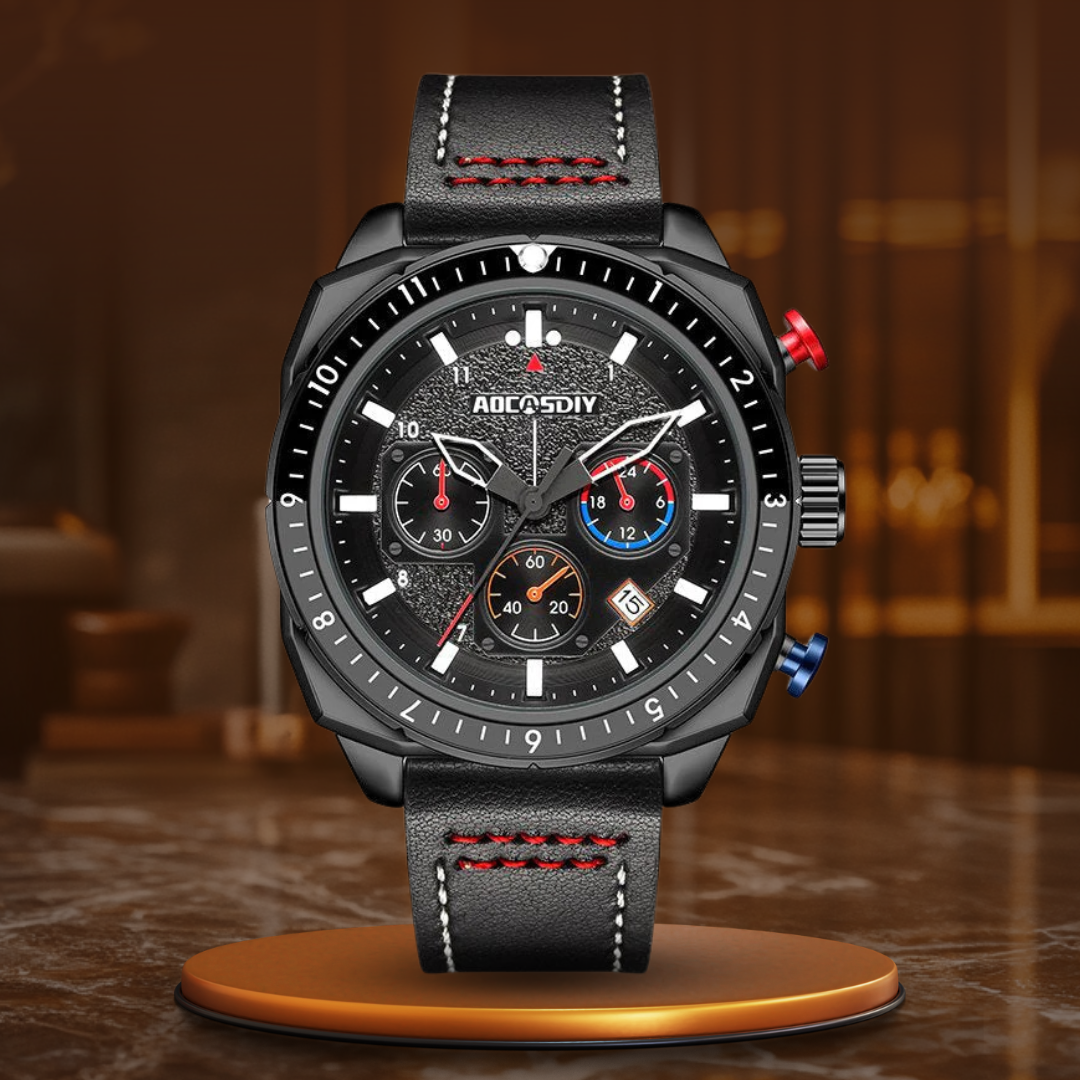 Luxury Quartz™ Sports Chronograph Watch - Olsen & Olsen