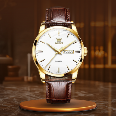 Luxury Leather Men's Watch™ Olsen & Olsen