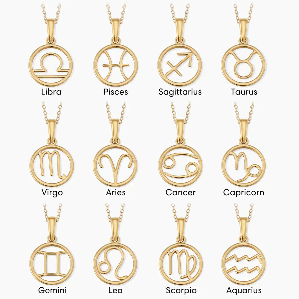 Collana con segno zodiacale | Oro