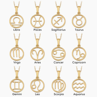 Collana con segno zodiacale | Oro