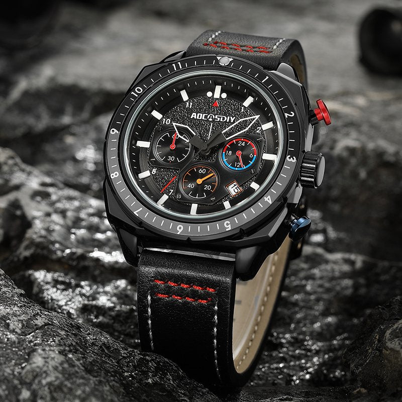 Luxury Quartz™ Sports Chronograph Watch - Olsen & Olsen