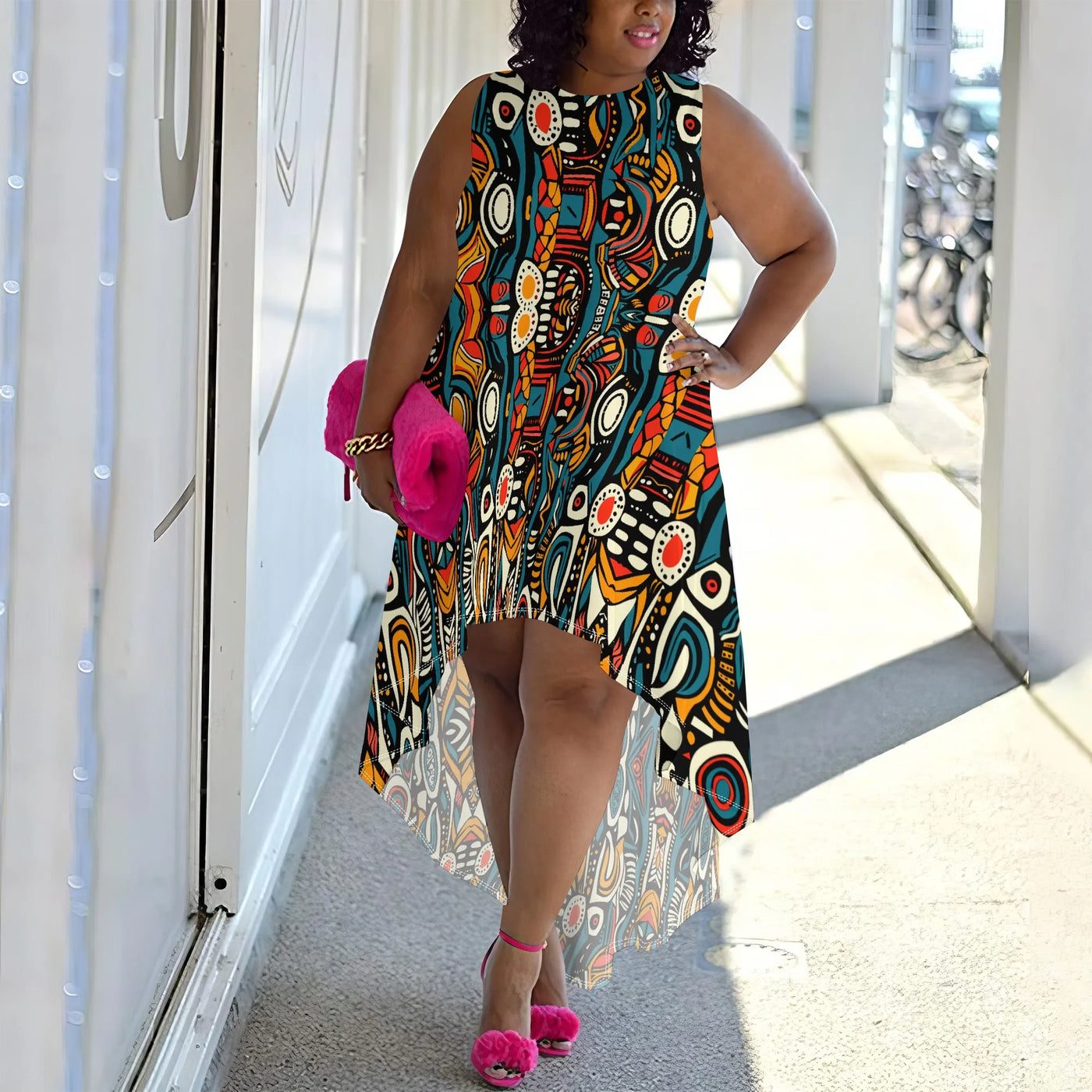 Casual Outing Radiant Dress - Relaxed Fit