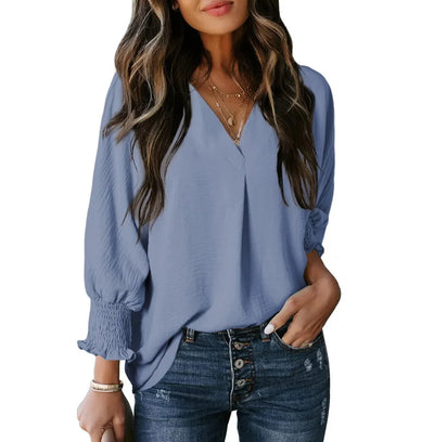 Polyester sweater top "Sunday Picnic" – Soft & sophisticated