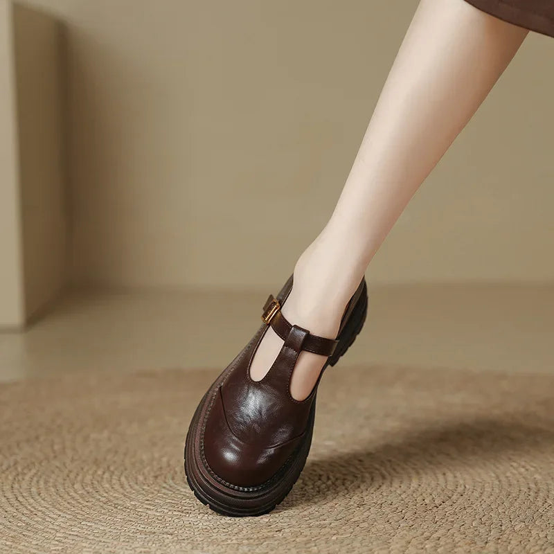 Chiara | Elegant Mary Jane Shoes in High-Quality Leather