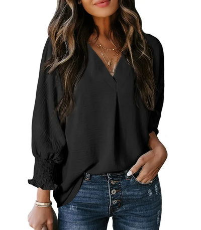 Polyester sweater top "Sunday Picnic" – Soft & sophisticated