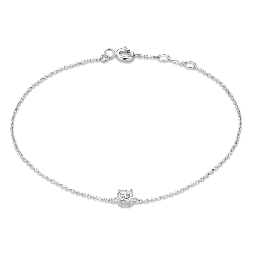 Bracciale con pietra moissanite Cléa | Oro