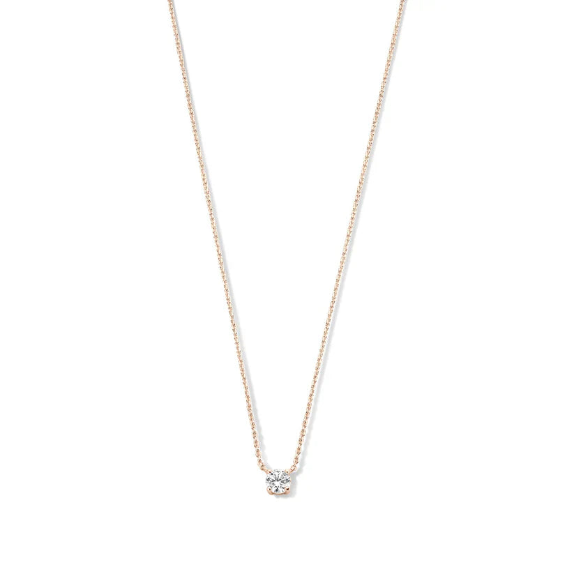 Collana con pietra moissanite Cléa | Oro