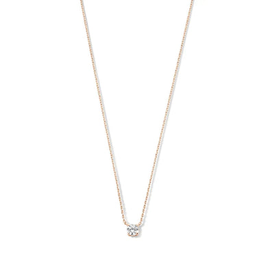Collana con pietra moissanite Cléa | Oro