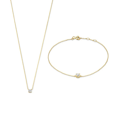Set di pietre Moissanite Cléa | Oro