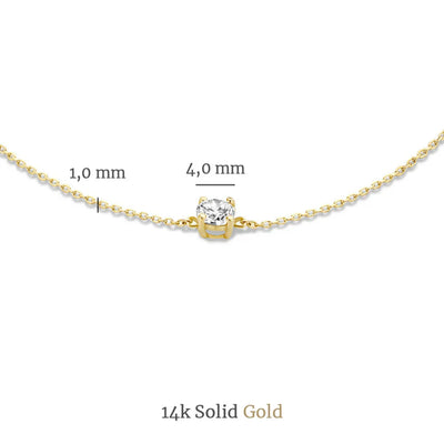 Set di pietre Moissanite Cléa | Oro