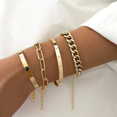 Set di bracciali Elan Mercer | Oro